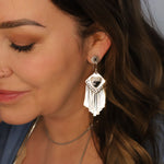 Wear Your Heart White Buffalo Natalie Earrings #2