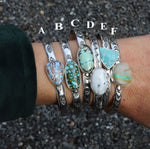 Turquoise & Sterling Stacker Cuffs-Assorted