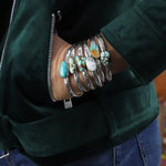 Turquoise & Sterling Stacker Cuffs-Assorted
