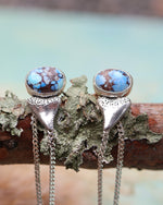 Golden Hills Shark Chain Earrings