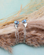 Golden Hills Shark Chain Earrings