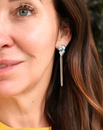 Golden Hills Shark Chain Earrings