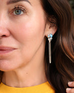Golden Hills Shark Chain Earrings