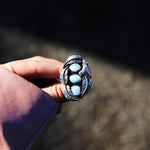 Opal Flora Shark Ring