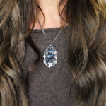 Opal Shark Tooth Flora Necklace