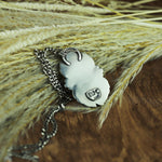 Opal Shark Tooth Flora Necklace