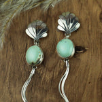 Poseidon Variscite Showgirl Earrings