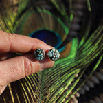 Poseidon Variscite Studs No.2