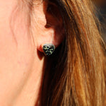 Poseidon Variscite Studs No. 1