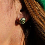 Poseidon Variscite Studs No.2