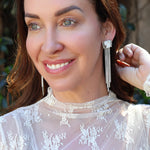 White Buffalo Shaley Earrings No. 1