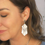 Wear Your Heart White Buffalo Natalie Earrings #1