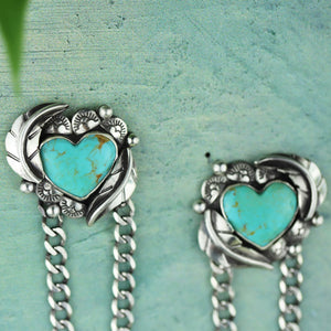 Kingman Unchained Hearts Earrings No.2