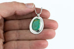 Turquoise Layered Sterling Necklace #1