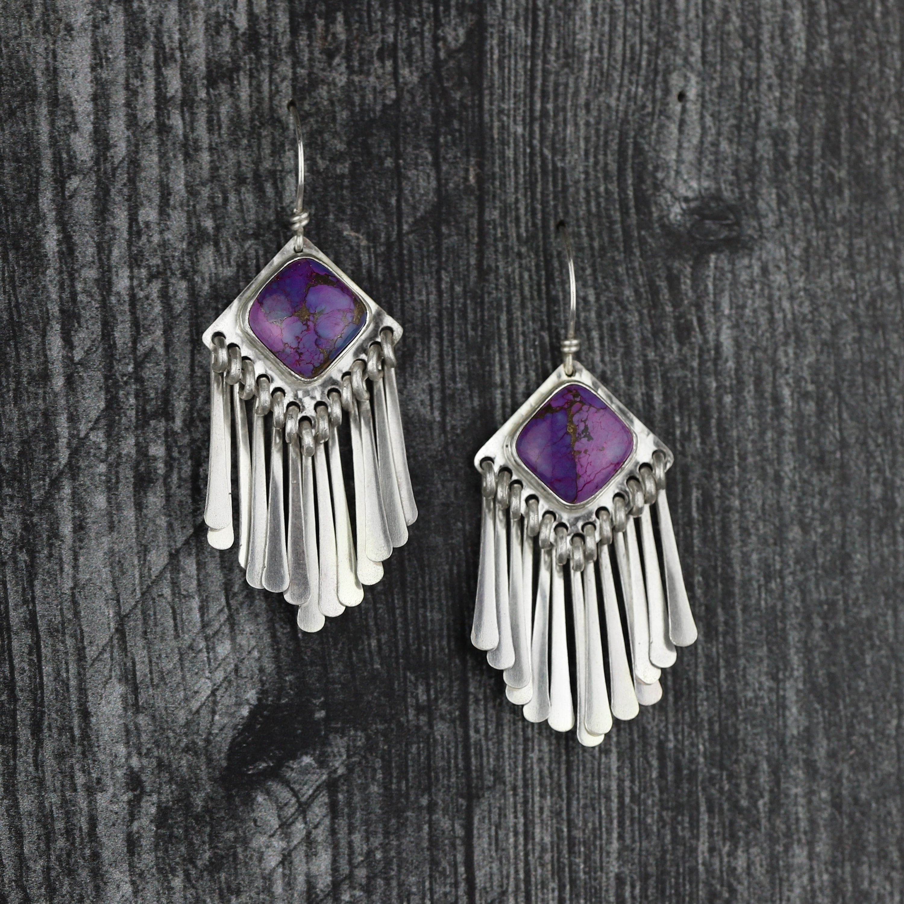 Purple Mojave Natalie Earrings No.15