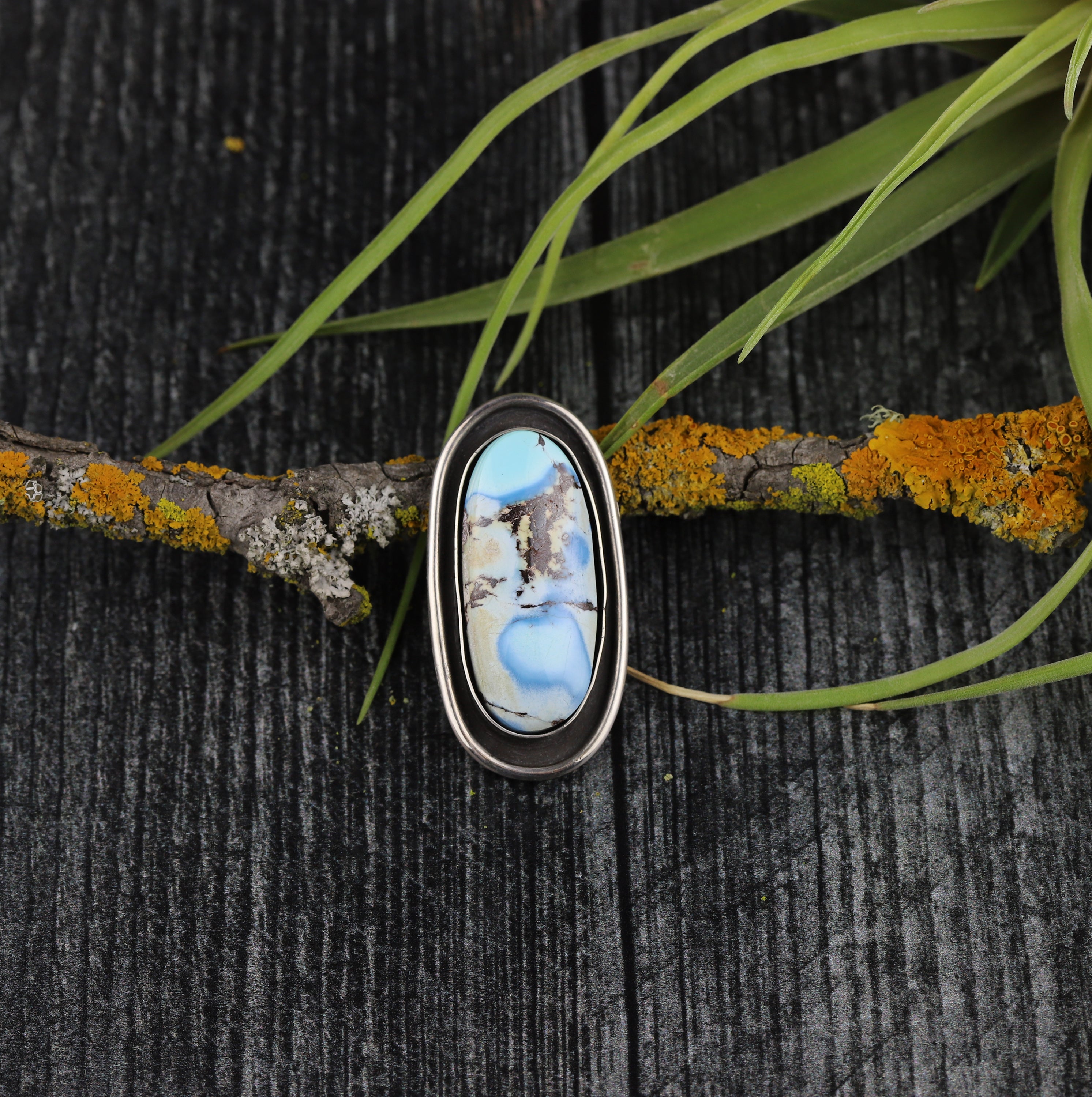 Golden Hill Turquoise Shadowbox Ring No.5