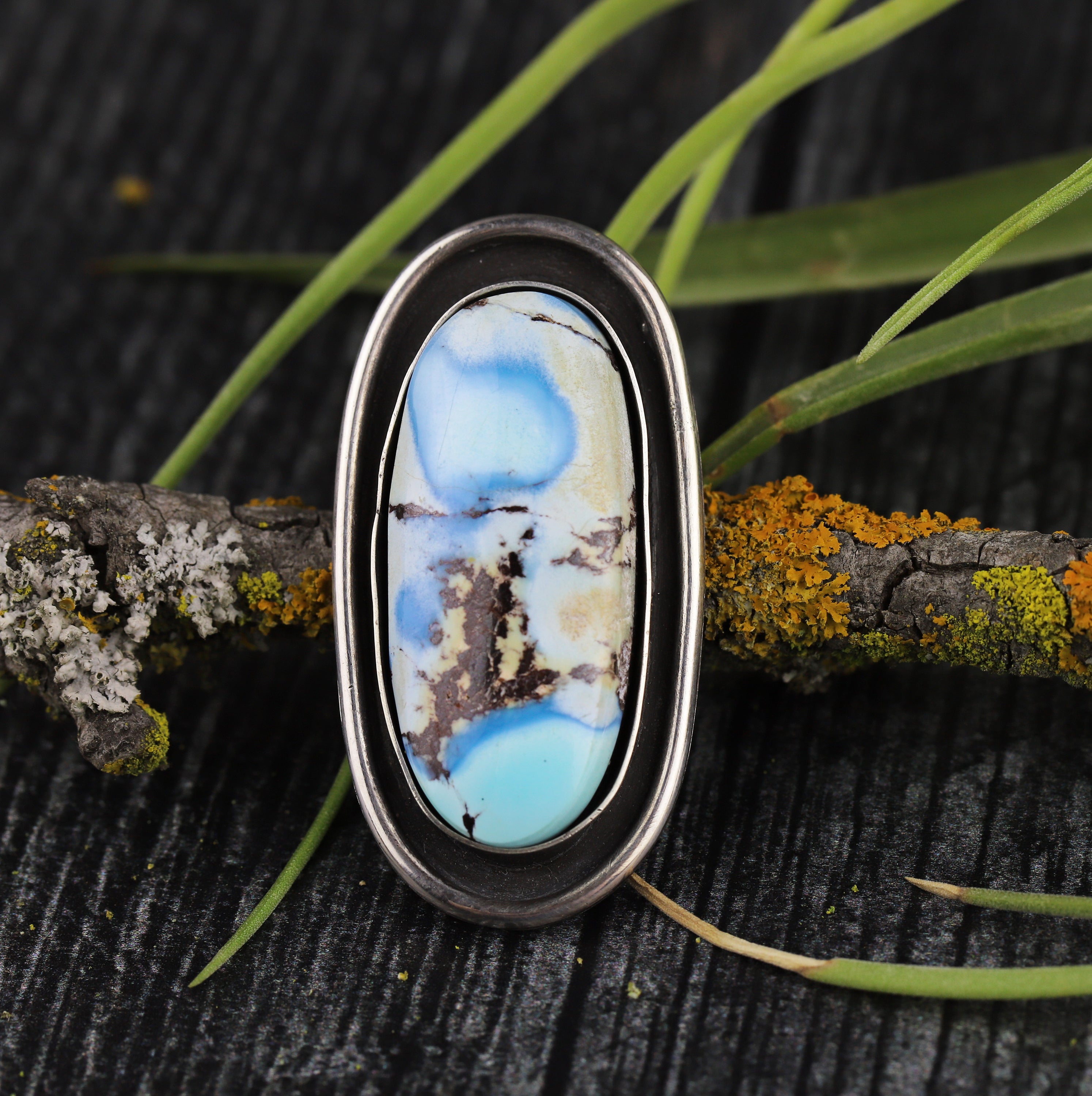 Golden Hill Turquoise Shadowbox Ring No.5