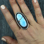 Golden Hill Turquoise Shadowbox Ring No.9