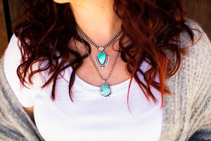 Morenci Turquoise Statement Necklace